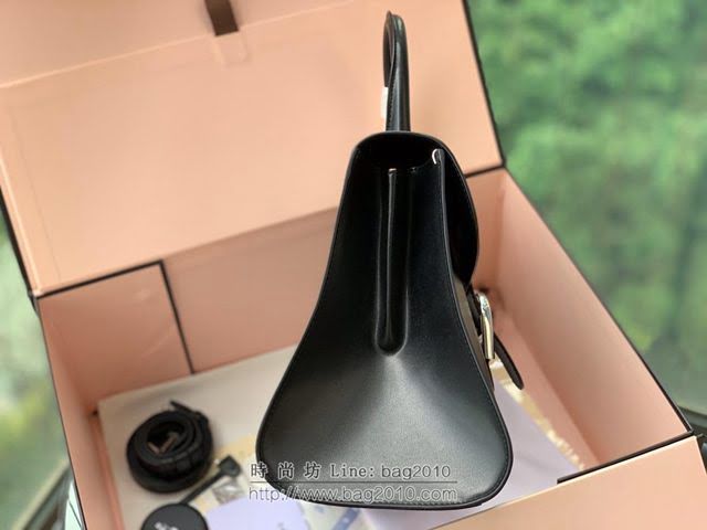 DELVAUX女包 Brillant手袋 德爾沃女手提包 Dv0028原版黑銀 比利時Delvaux單肩包  fcs1282